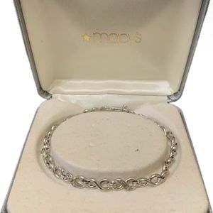 {MACYS} Silver Bracelet